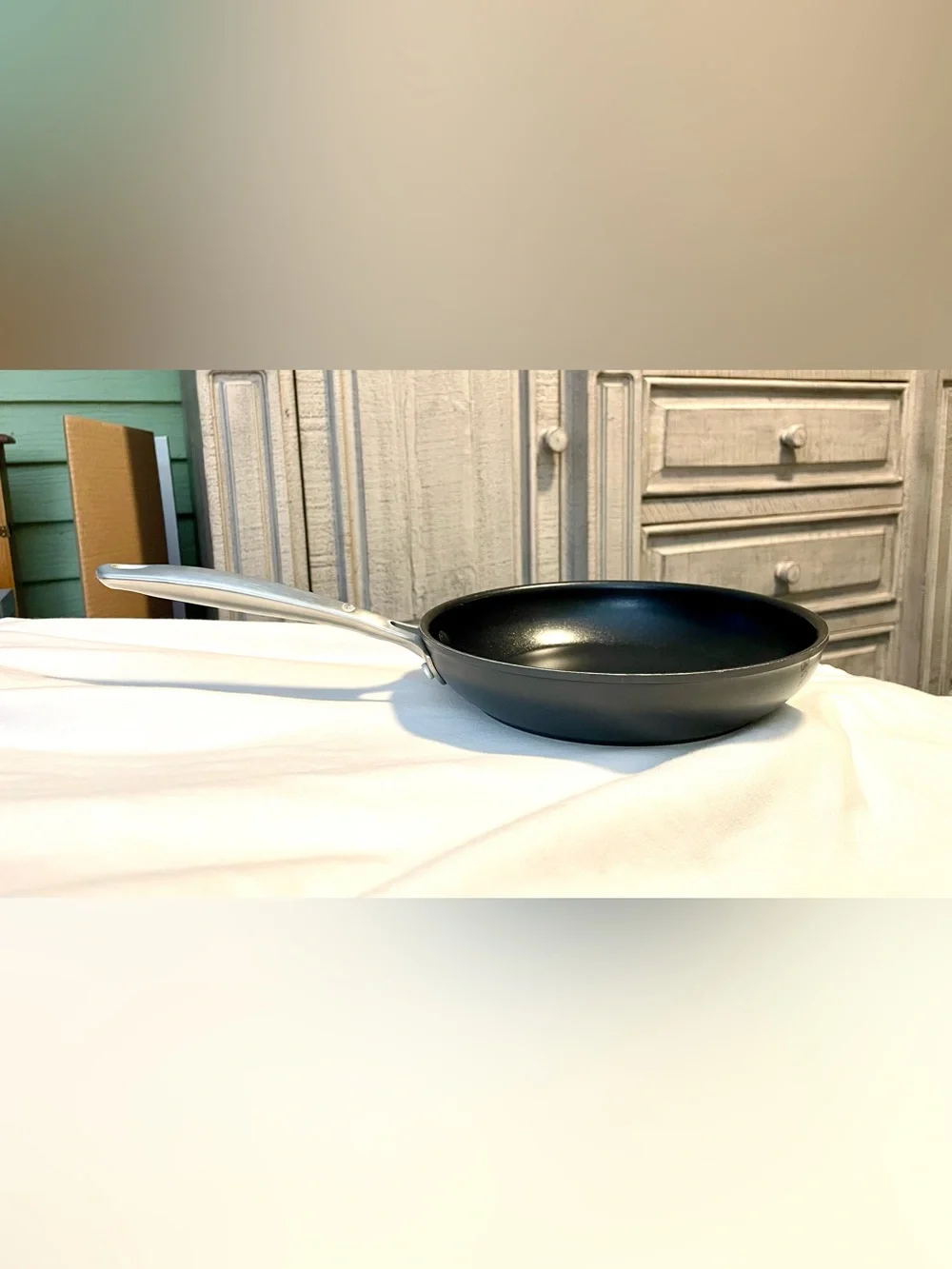 OXO Steel Non-Stick Frying Pan - 8” - #3228 - Black/Silver - Dishwasher Safe